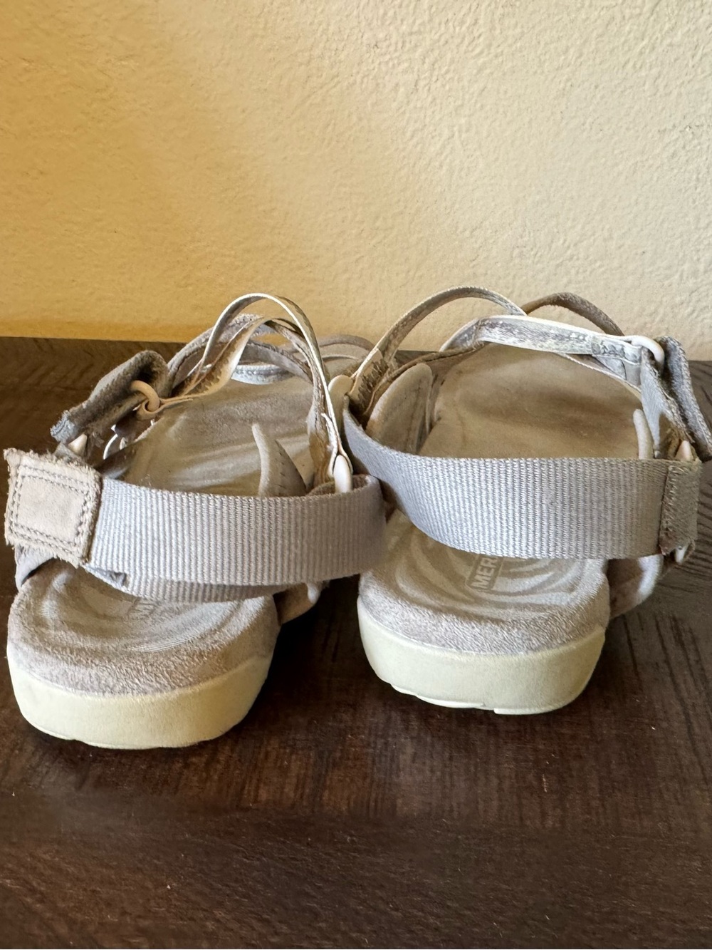 Merrell Terran 3 Cush Lattice Moon Strappy Sandals Women’s Size 7 Taupe comfort - Picture 5 of 7